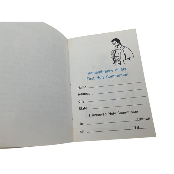 I Pray With Jesus Prayer Book Daughters Of St. Paul Plastic Cover 1983 5.25x3.5" - Picture 4 of 10